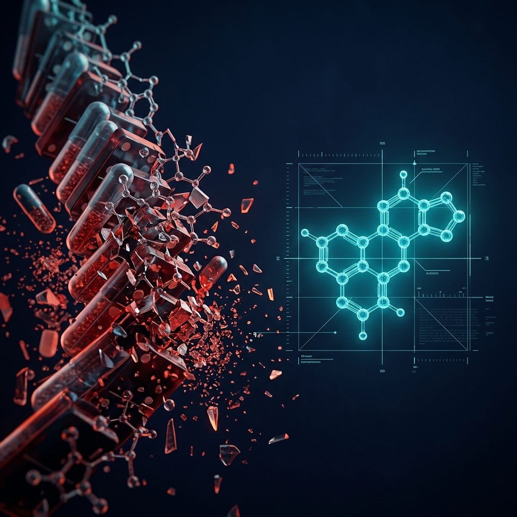Drug development failure vs deterministic computation